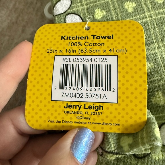 Disney Mickey Mouse Cotton Kitchen Towels - Picture 2 of 2